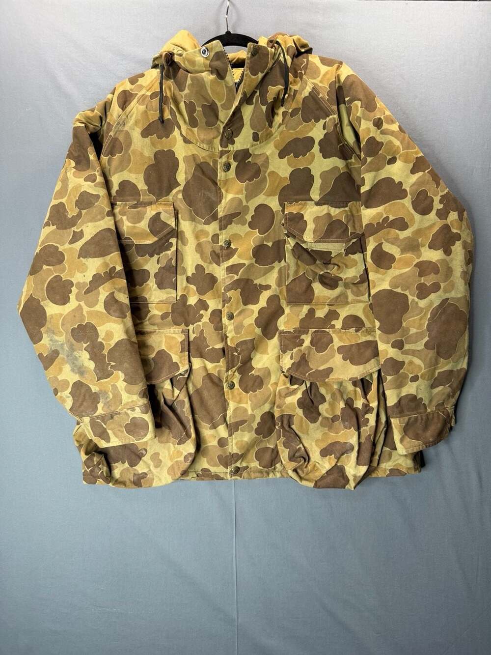Vintage Cabela's Frogskin Camo Gore-Tex Hunting Jacket Men's XL
